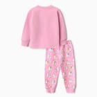 Пижама для девочки, цвет розовый, рост 98 см - Фото 10