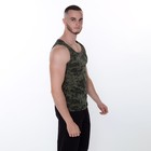 Майка мужская, цвет хаки/пиксель, размер 54 - фото 27462368