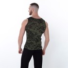 Майка мужская, цвет хаки/пиксель, размер 54 - фото 27462369