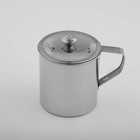 Кружка из нержавеющей стали Доляна «Индия» «Тарун», 500 мл, 12×9×11 см, с крышкой - Фото 4