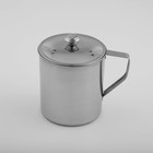 Кружка из нержавеющей стали Доляна «Индия» «Тарун», 600 мл, 13.5×9.5×12 см, с крышкой - Фото 4