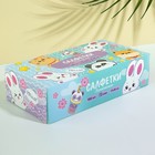 Салфетки бумажные в коробке «Милашки», 100 шт, двухслойные - фото 22745889