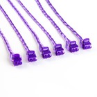 Цветные пряди для волос на крабике «Чудеса для тебя», набор 6 шт, длина 40 см 9512714