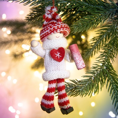 Ёлочная игрушка «Милых радостей», 13 см х 7 см х 3 см