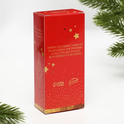 Ёлочная игрушка новогодняя «Снежных радостей», 14×7×3 см