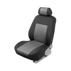 Чехлы на сиденья в автомобиль TORSO Premium, 11 предметов, серый - фото 9683889