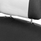 Чехлы на сиденья в автомобиль TORSO Premium, 11 предметов, серый - фото 9683894