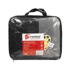 Чехлы на сиденья в автомобиль TORSO Premium, 11 предметов, серый - фото 9683896
