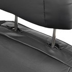 Чехлы на сиденья в автомобиль TORSO Premium, 11 предметов, кожа PU, черный - фото 9683903