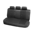 Чехлы на сиденья в автомобиль TORSO Premium универсальные, 11 предметов, кожаные вставки, чёрный - фото 9683909