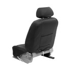 Чехлы на сиденья в автомобиль TORSO Premium, 11 предметов, кожаные вставки, черные вставки - Фото 3