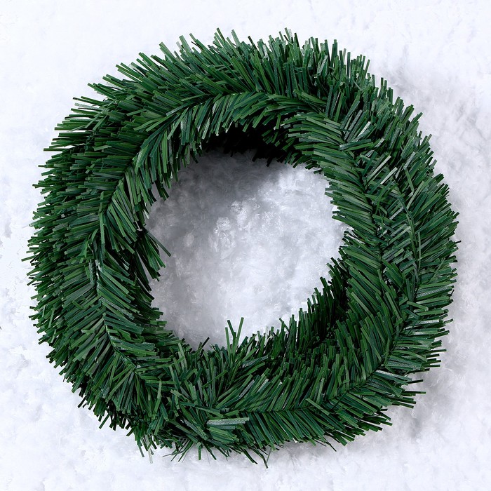 Проволока для поделок и декора «Хвоя» длина — 5 м, диаметр — 3.5 см, зелёная - Фото 1