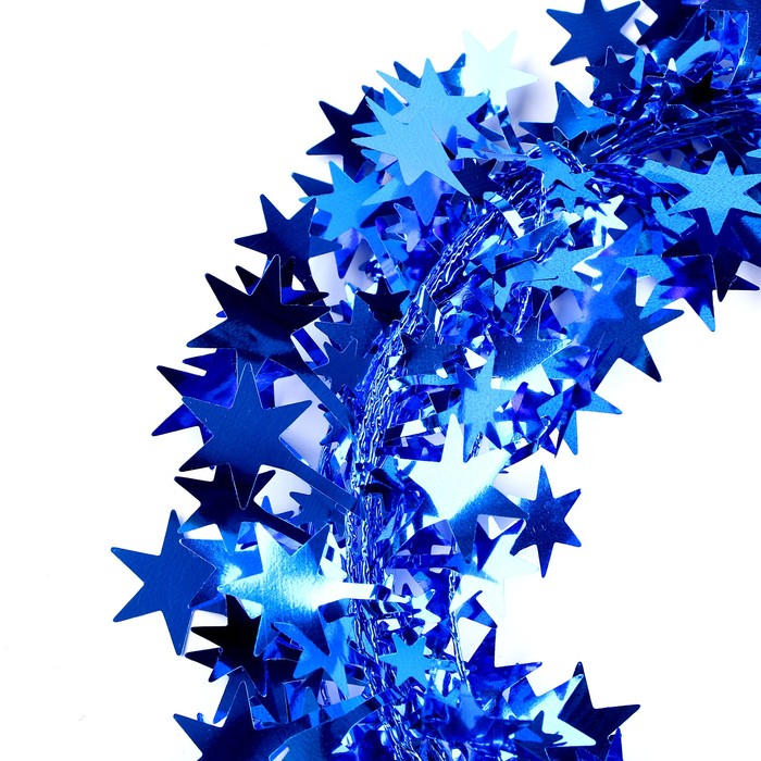 Проволока для поделок и декора «Звёздочка» длина — 5 метров, цвет синий