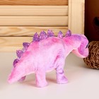 Мягкая музыкальная игрушка «Динозаврик», 27 см, цвет фиолетовый - фото 4091324