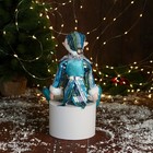 Новогодний шут «В блестящем костюмчике», 40 см, синий - Фото 3