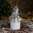 Новогодний шут «В блестящем костюмчике», 40 см, серебро - Фото 3