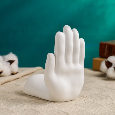 Держатель-подставка для книг «Рука», 15 см, белый