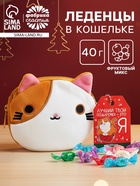 Леденцы «Лучший подарочек» в кошельке, со вкусом арбуза, 40 г - Фото 1