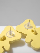 Серьги пластик «Мишки» со смайликами, цвет жёлтый - Фото 3