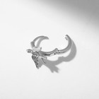 Пирсинг в ухо (хеликс) «Ласточка», d=8 мм, цвет серебро - Фото 2