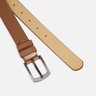 Ремень женский, ширина 2.7 см, винт, пряжка металл, цвет рыжий - фото 22555555