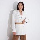 Ремень женский, ширина 2,8 см, винт, пряжка металл, цвет бежевый - фото 22673755