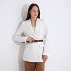 Ремень женский, ширина 3 см, винт, пряжка металл, цвет коричневый - фото 40303370