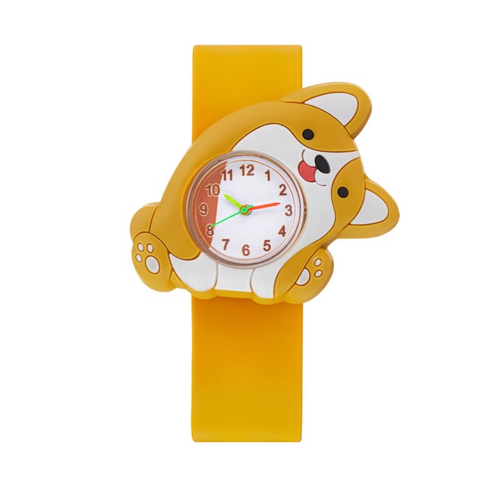 Часы наручные детские "Корги", ремешок силикон - Фото 1