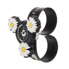 Часы наручные детские «Ромашки», кварцевые, со спиннером, ремешок силикон - Фото 2