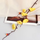 Цветы искусственные "Ветка сакуры" 50 см, жёлтый - фото 319769088