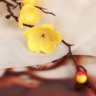 Цветы искусственные "Ветка сакуры" 50 см, жёлтый - Фото 2