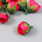 Бутон на ножке для декорирования "Роза пионовидный бутон" фиолет 2,5х3 см - фото 319769102
