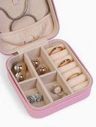 Шкатулка для украшений, 9.5×9.5×4.5 см, розовая - Фото 2
