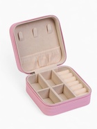 Шкатулка для украшений, 9.5×9.5×4.5 см, розовая - Фото 4