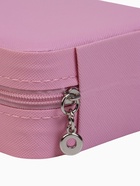 Шкатулка для украшений, 9.5×9.5×4.5 см, розовая - Фото 5