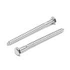 Шуруп-болт ЛОМ, сантехнический, оцинкованный, DIN 571, М6×80 мм, 1500 шт. - Фото 3