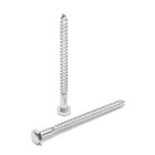 Шуруп-болт ЛОМ, сантехнический, оцинкованный, DIN 571, М6×80 мм, 1500 шт. - Фото 4