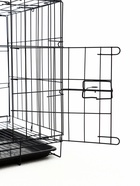 Клетка для собак 61×42×50 см, чёрная - Фото 7