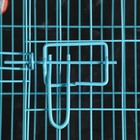 Клетка для собак 61 х 42 х 50 см, синяя - Фото 8