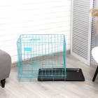 Клетка для собак 61 х 42 х 50 см, синяя - Фото 9