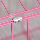 Клетка для собак 61 х 42 х 50 см, розовая - Фото 12