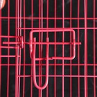 Клетка для собак 61 х 42 х 50 см, розовая - Фото 8