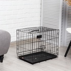 Клетка для собак 51×35×41 см, черная - Фото 1