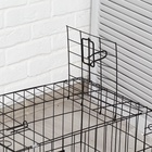 Клетка для собак 51×35×41 см, черная - Фото 6