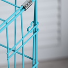 Клетка для собак 51×35×41 см, голубая - Фото 13