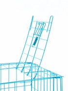 Клетка для собак 51×35×41 см, голубая - Фото 8