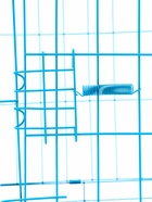 Клетка для собак 51×35×41 см, голубая - Фото 9