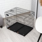 Клетка для собак 70 х 50 х 60 см, чёрная - фото 9180097