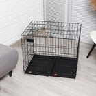 Клетка для собак 70×50×60 см, чёрная - Фото 4