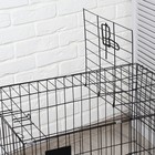 Клетка для собак 70×50×60 см, чёрная - Фото 6